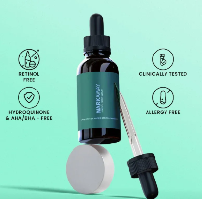 Markaway Stretch Mark Serum | Herbal Hydration, Toning & Dark Spot Corrector – 30ml